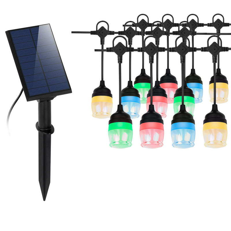 Fiesta al aire libre con luz solar con temperatura de color de 2700K y flujo luminoso de 50lm