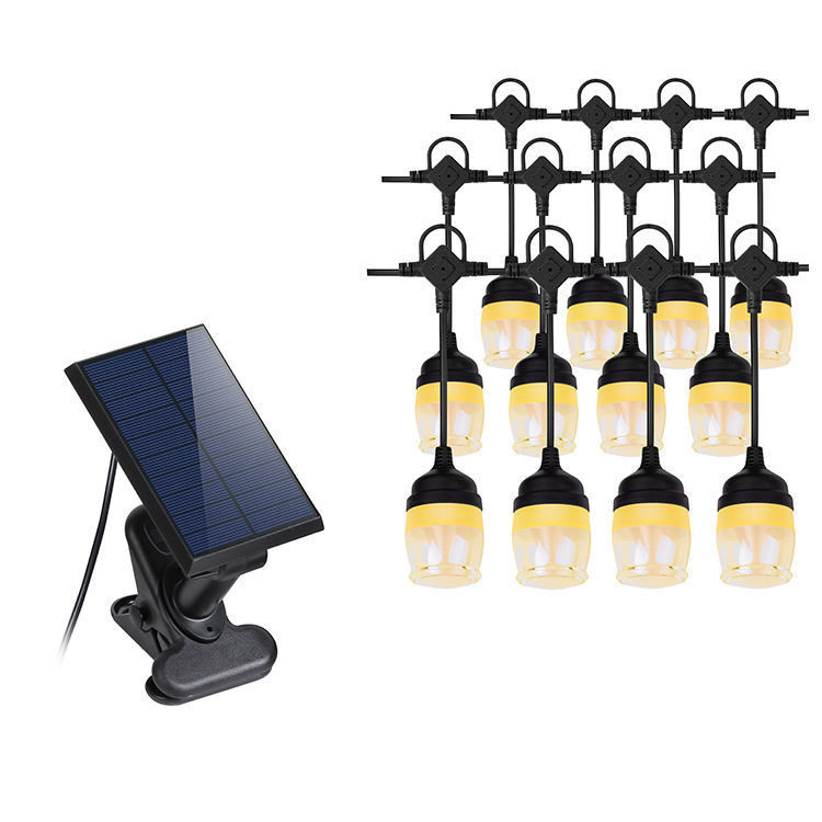 Fiesta al aire libre con luz solar con temperatura de color de 2700K y flujo luminoso de 50lm