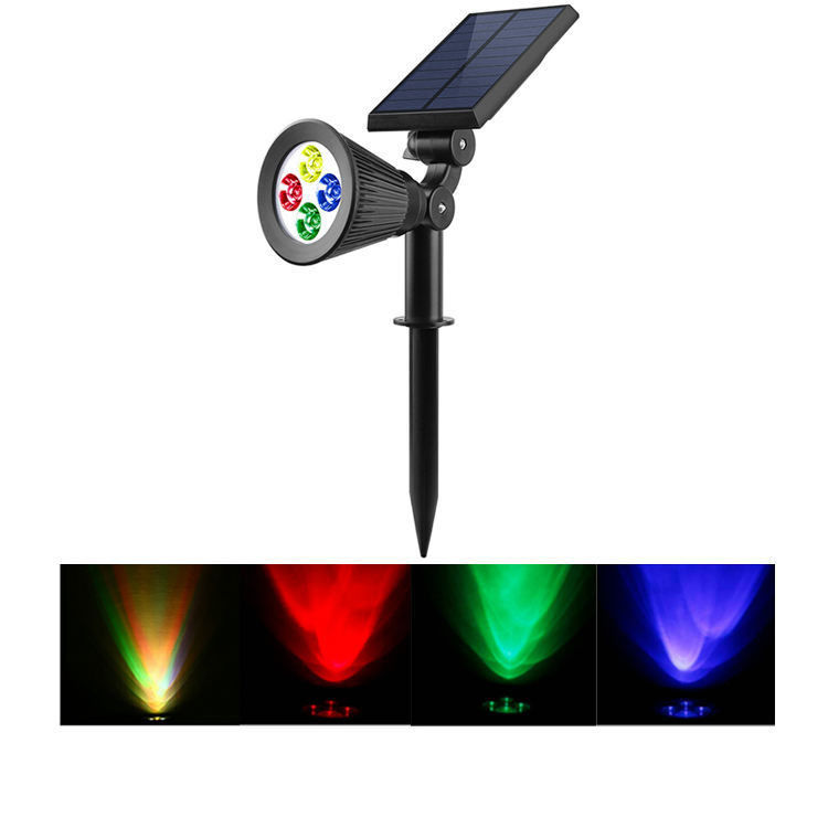 Lámparas de paisaje de color RGB montadas en la pared y con calificación IP44