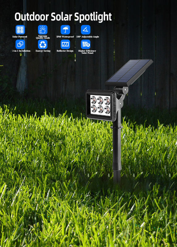 Luz de luz solar IP65 resistente al agua Energía solar LED de jardín exterior 300lm