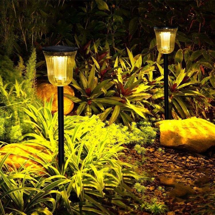 50000 horas de vida útil Luz de paisaje LED con energía solar para decoración de jardines