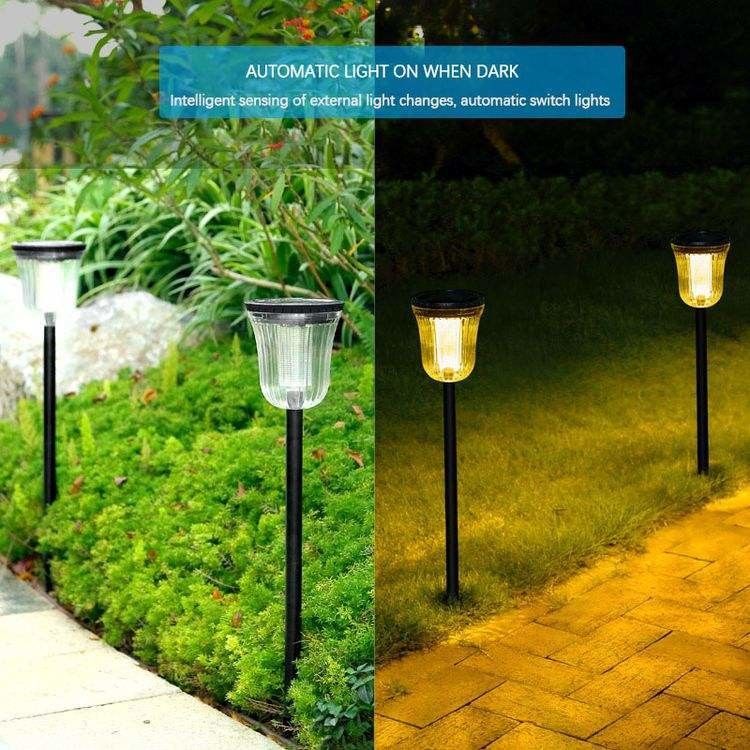 50000 horas de vida útil Luz de paisaje LED con energía solar para decoración de jardines