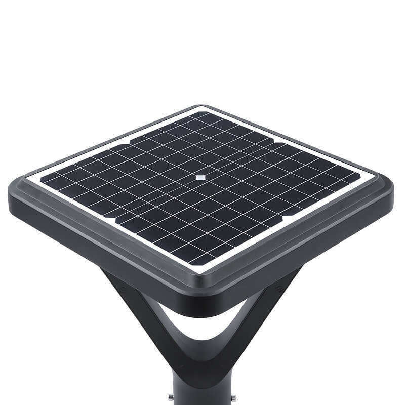 1- IP65 Inodoro exterior luz solar de pilar de jardín para iluminación de cercas de paisaje