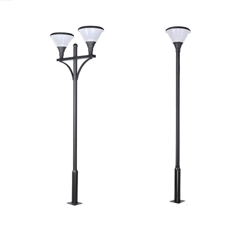 Iluminación de poste impermeable Puerta de luz solar de jardín luz para el paisaje exterior de lámpara