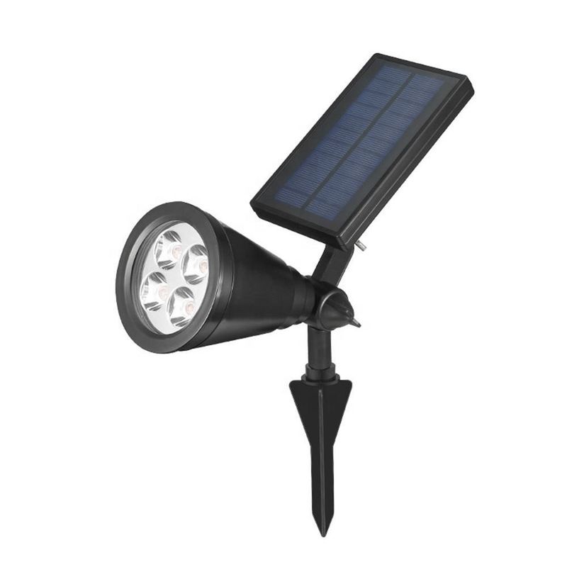 Energía de ahorro de luz solar de detector de movimiento inalámbrico al aire libre lámpara LED con panel solar