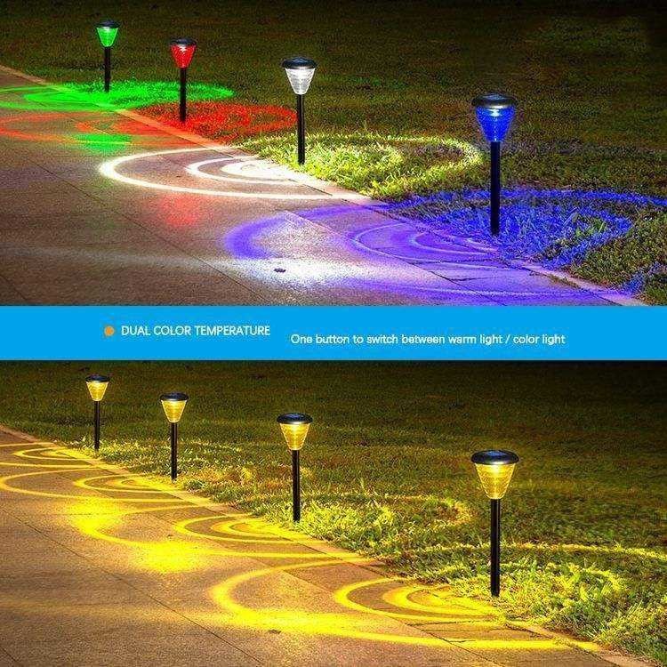 Lámparas de color solar para jardines al aire libre proporcionadas directamente por el por 6-12 horas de trabajo