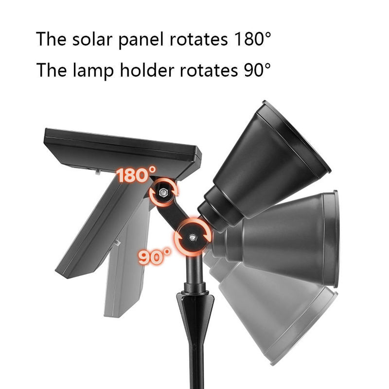 Energía de ahorro de luz solar de detector de movimiento inalámbrico al aire libre lámpara LED con panel solar