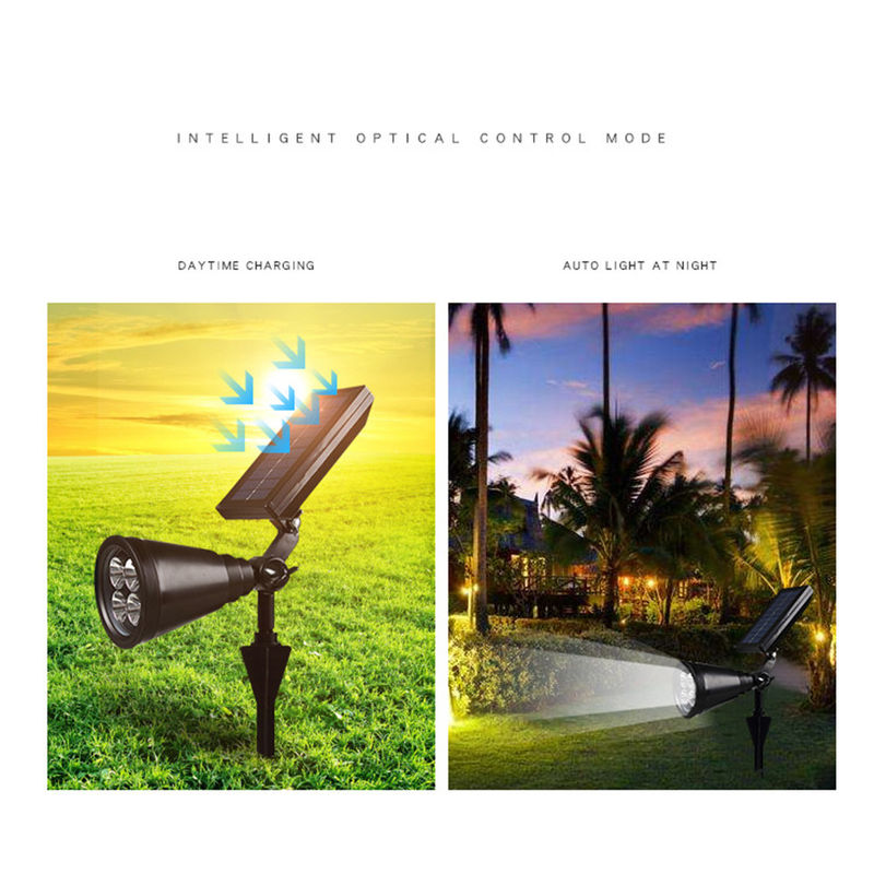 Energía de ahorro de luz solar de detector de movimiento inalámbrico al aire libre lámpara LED con panel solar