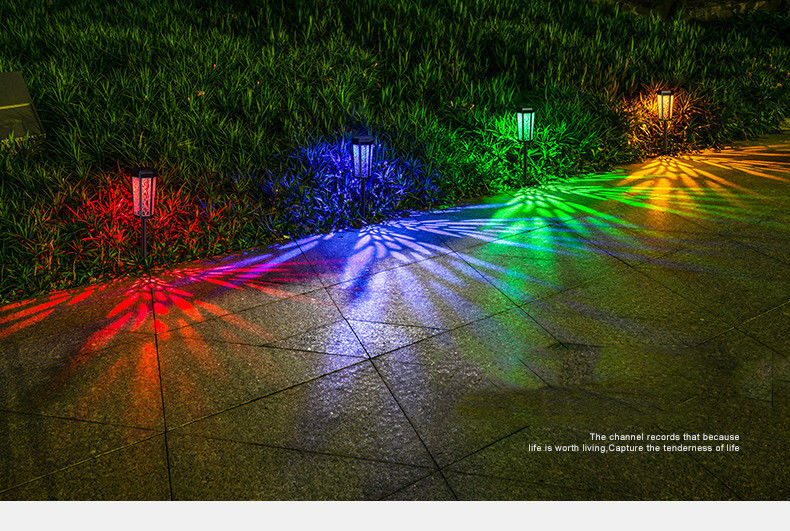 Lámpara solar de jardín exterior LED con inducción de control de luz y larga vida útil