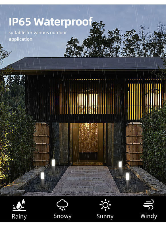 Luz solar de jardín de la calle Panel solar separado IP65 impermeable lámpara de pared porche garaje patio