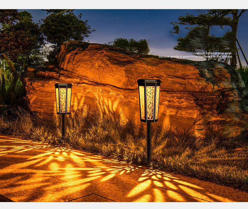 Auto encendido y apagado Iluminación solar para jardines IP65 para pasarelas