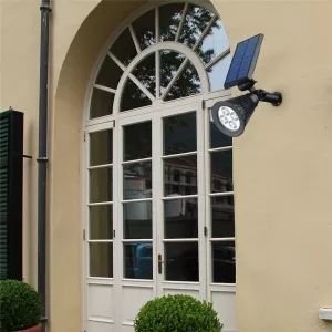 Calificación IP44 y 40000 Luzes solares de luz solar para jardines al aire libre