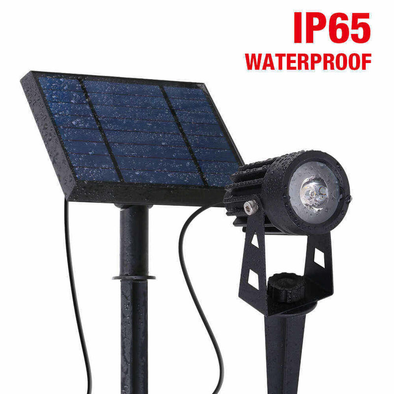 90lm/w lámpara eficiencia luminosa aluminio solar jardín luz LED para el paisaje y el árbol