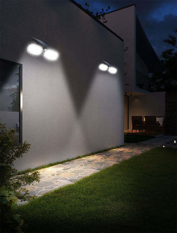 Índice de reproducción de color de 90 Ra Luz solar de jardín con energía de sensor de movimiento