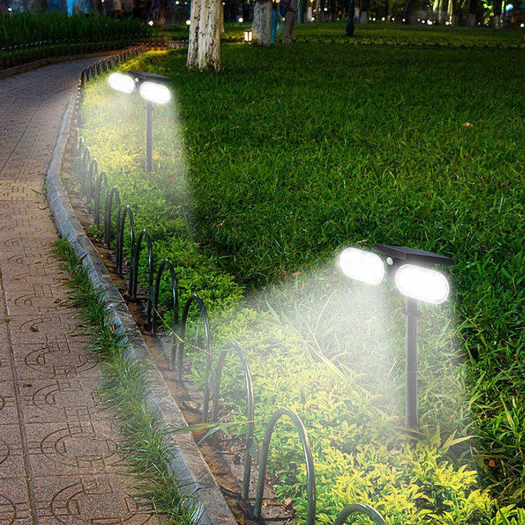 Índice de reproducción de color de 90 Ra Luz solar de jardín con energía de sensor de movimiento