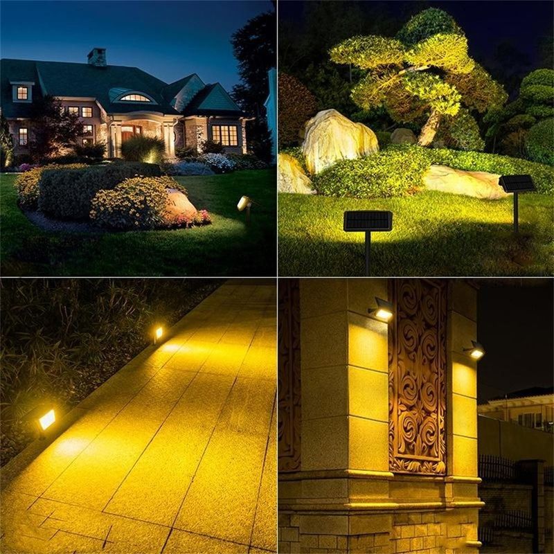Alto índice de reproducción de color Ra 80 Luces solares para jardín exterior