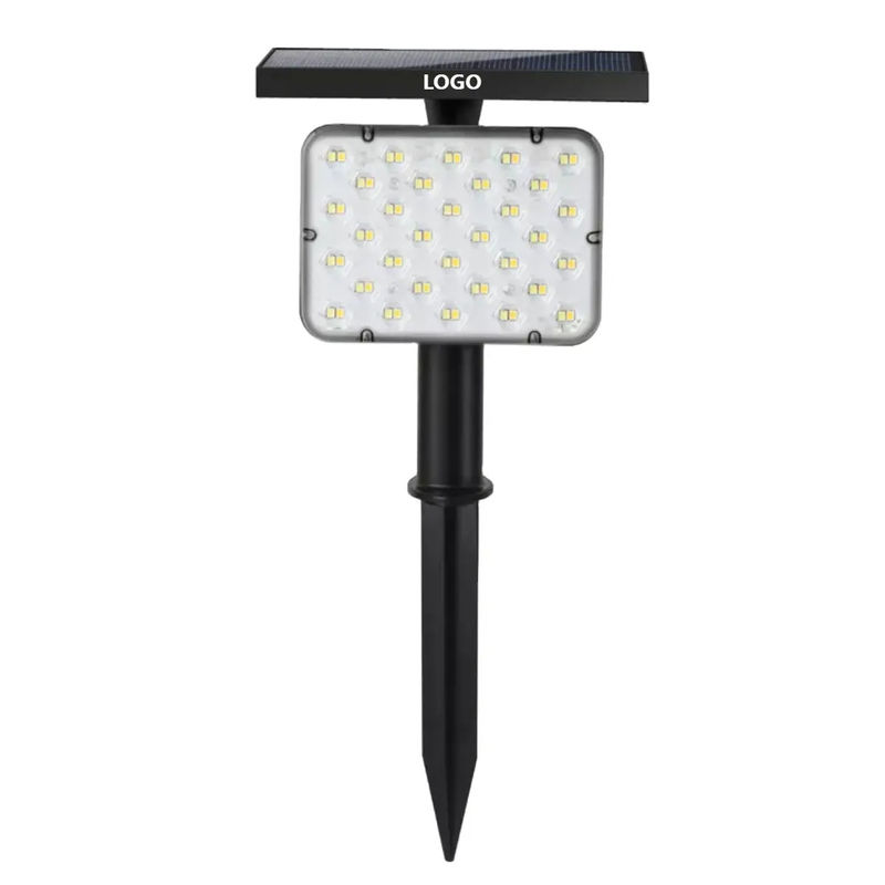 IP65 Calificado Energía solar 64 LED Jardín luz de césped exterior Iluminación de escenario de paisaje Iluminación de pared inalámbrica 2-en-1