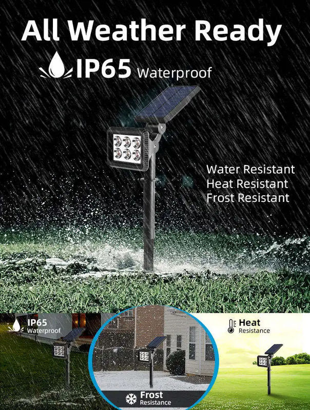 Camino de la familia Spotlight Árbol de césped solar de jardín Spot Light con y 3.7V de voltaje de entrada