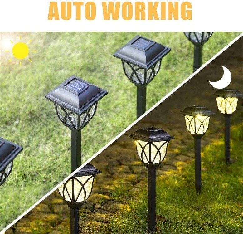Lámpara de césped exterior Iluminación de jardín con Led Ip65 Lámpara de suelo solar impermeable