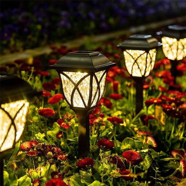 Lámpara de césped exterior Iluminación de jardín con Led Ip65 Lámpara de suelo solar impermeable