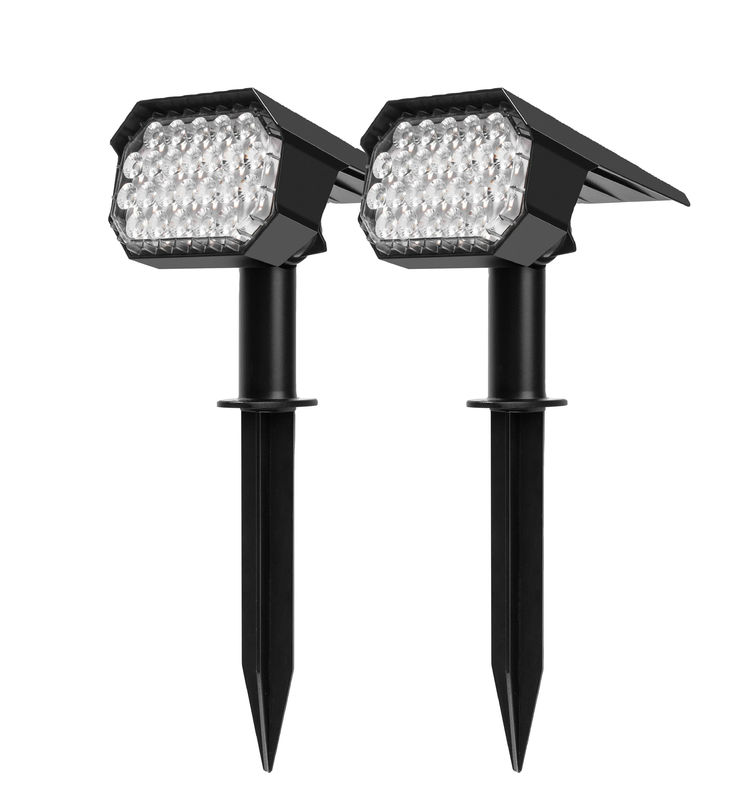 24 Leds Solar Led Street Light Lámpara para el pasillo del patio paisaje del césped de la pared del pico