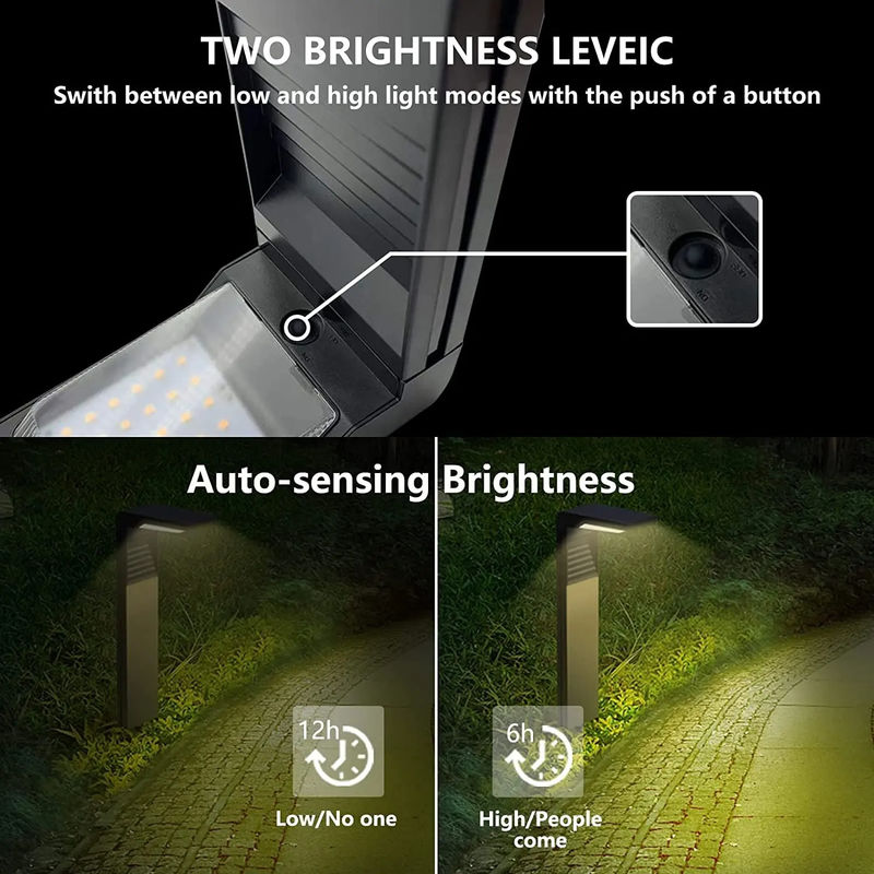 IP65 Luz solar resistente al agua para iluminación exterior y decoración