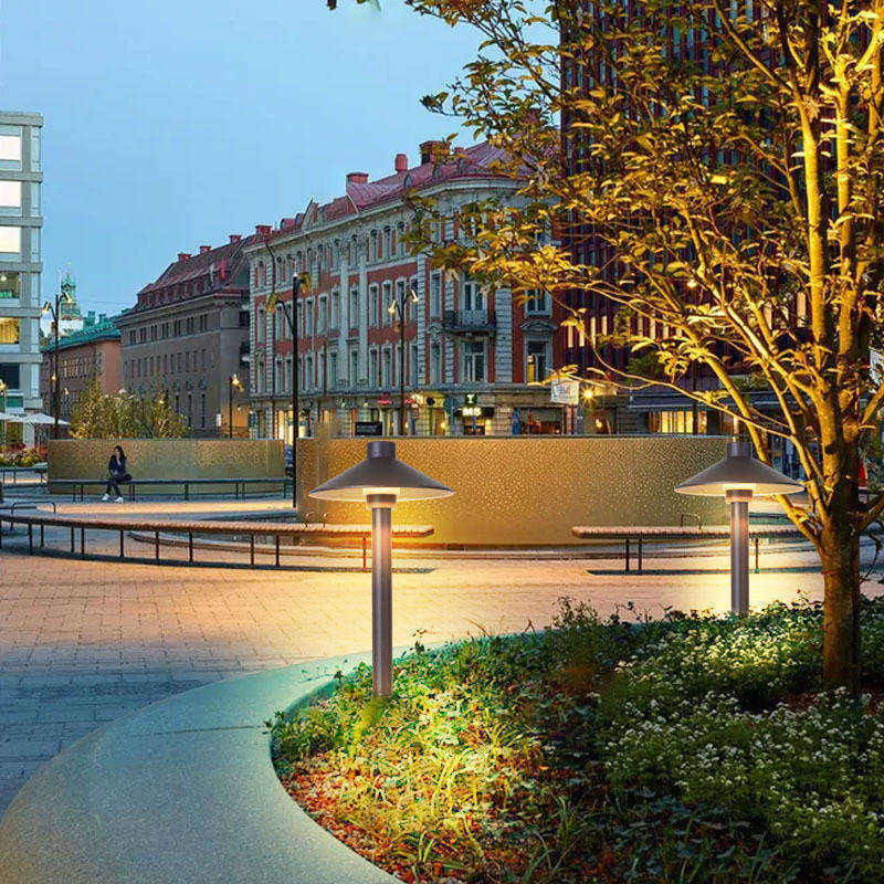 Jardín al aire libre Luz de paisaje de bajo voltaje Iluminación de pasillos de césped con suministro de energía solar