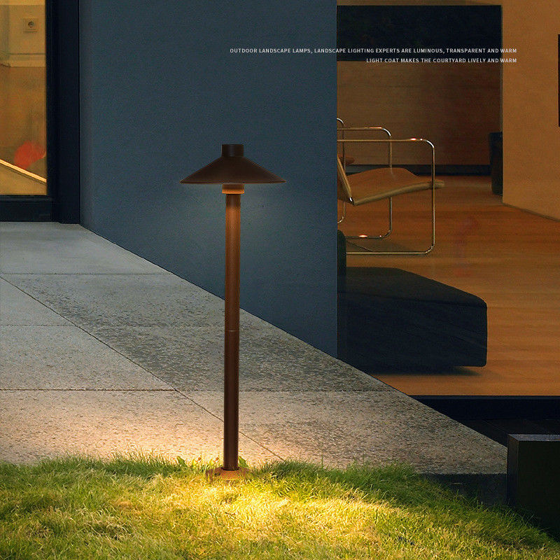 Jardín al aire libre Luz de paisaje de bajo voltaje Iluminación de pasillos de césped con suministro de energía solar