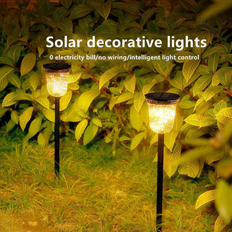 Luz de jardín solar decorativa con eficiencia luminosa de 60lm / w y tiempo de carga de 50000
