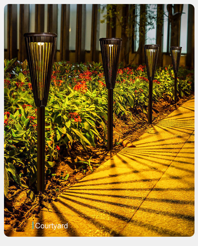 Lámpara de jardín solar LED a prueba de agua para jardín del patio de la villa Temperatura de trabajo -10 60C