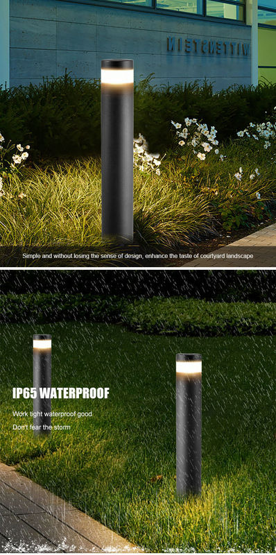 Aluminio 5Watt Led Bollard Light Ideal para iluminación al aire libre en jardín y camino