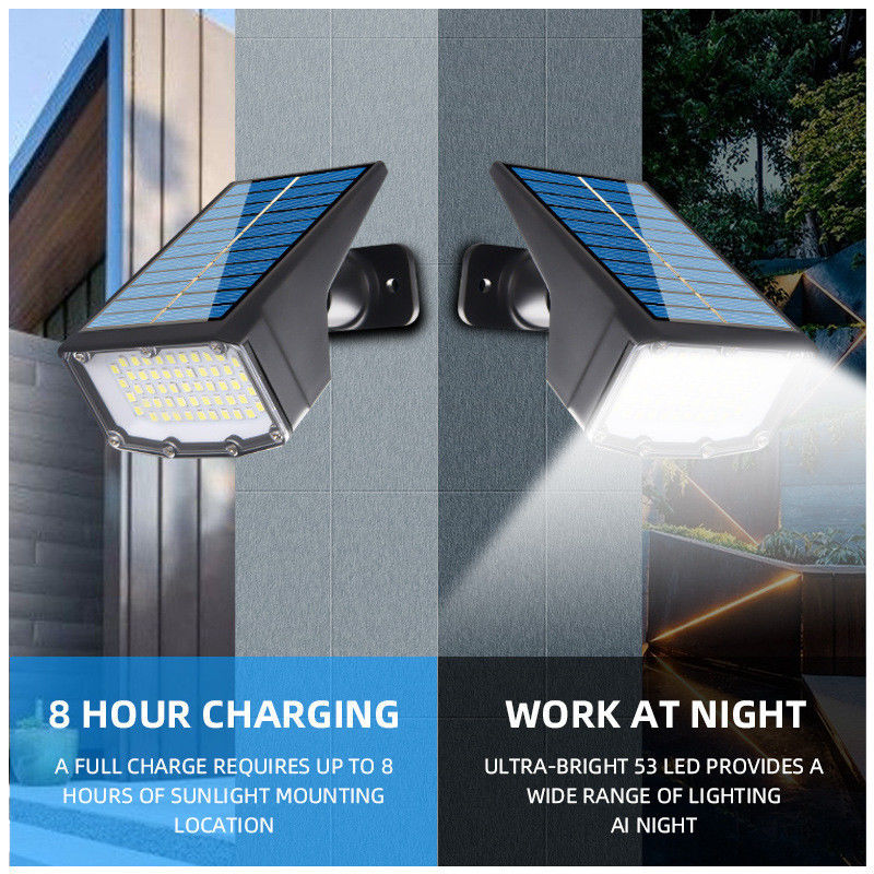 Luces solares de alto flujo luminoso para jardines y paisajes