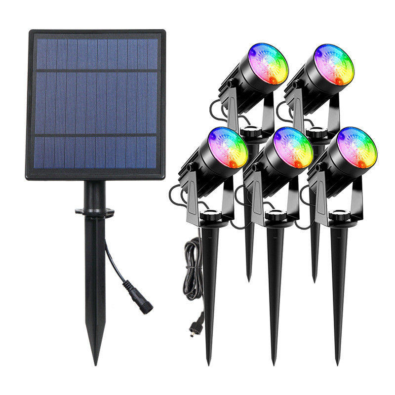 6000K Alerta de luz diurna 2 modos Energía solar lámpara LED 4 en 1 luz solar LED exterior