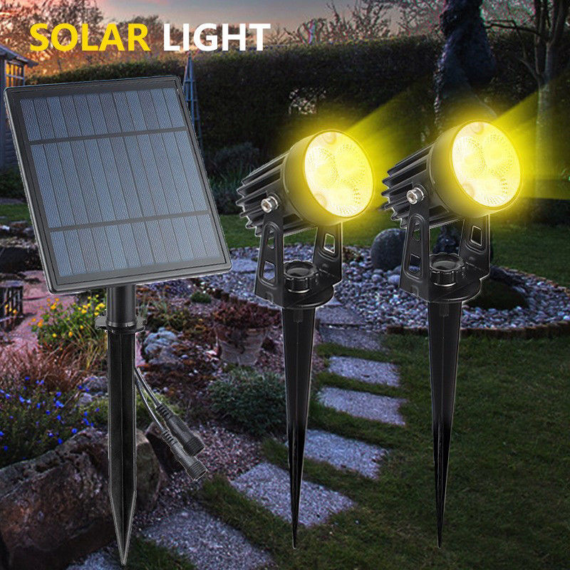 6000K Alerta de luz diurna 2 modos Energía solar lámpara LED 4 en 1 luz solar LED exterior
