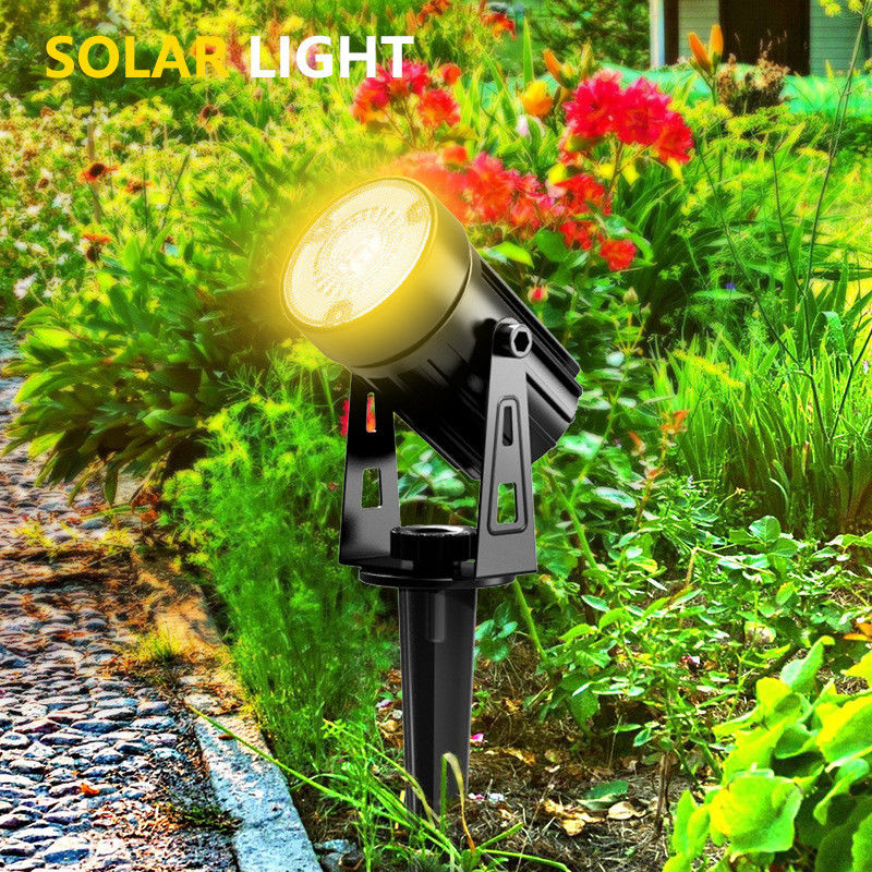 6000K Alerta de luz diurna 2 modos Energía solar lámpara LED 4 en 1 luz solar LED exterior