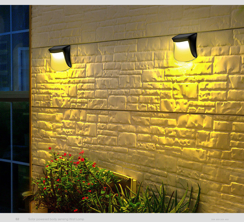ABS luz solar para el jardín 1- impermeable cerco de patio exterior Decoración de jardín