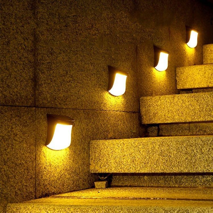 ABS luz solar para el jardín 1- impermeable cerco de patio exterior Decoración de jardín