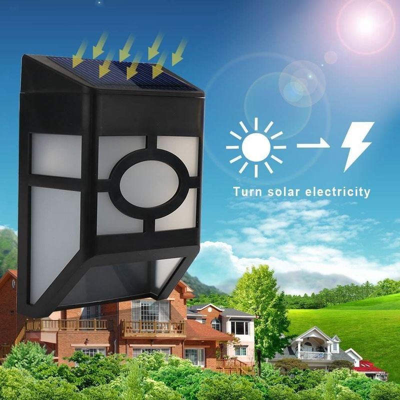 Casa Jardín de cercas de luz clásica de decoración verde Inova Solar LED pared de luz con batería