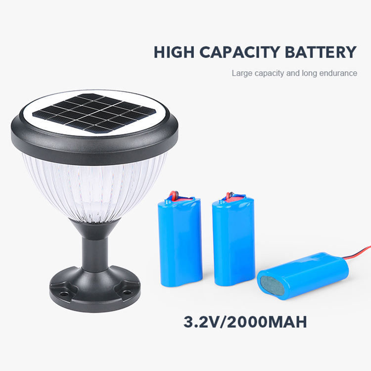 Lámparas de jardín de aluminio solar Libright luces de jardín al aire libre Lámpara LED a prueba de agua para exteriores