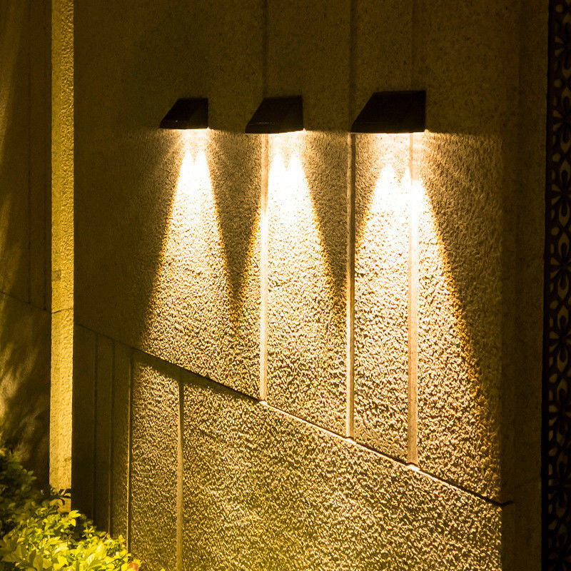 28±5LM lámpara flujo luminoso Led jardín luz solar de pared para la decoración del patio