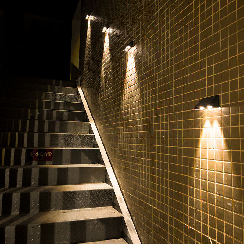 28±5LM lámpara flujo luminoso Led jardín luz solar de pared para la decoración del patio