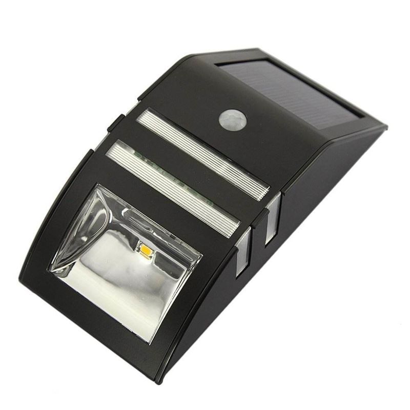 Luz de cerco solar último modelo luminarias exteriores modernas LED sensor solar luz de pared