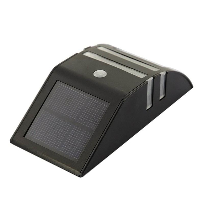 Luz de cerco solar último modelo luminarias exteriores modernas LED sensor solar luz de pared
