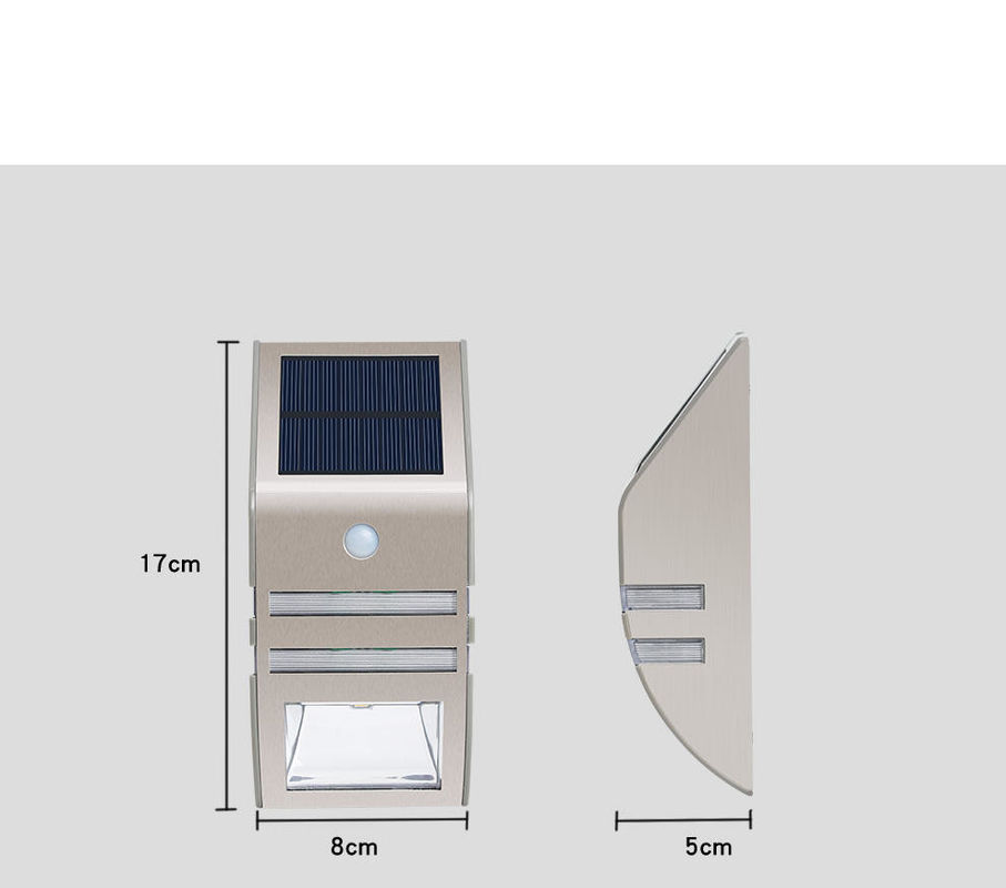 Luz de cerco solar último modelo luminarias exteriores modernas LED sensor solar luz de pared