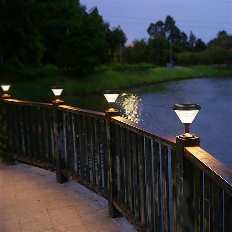 Luz solar LED de alta eficiencia luminosa para decoración de jardines a prueba de agua y brillante