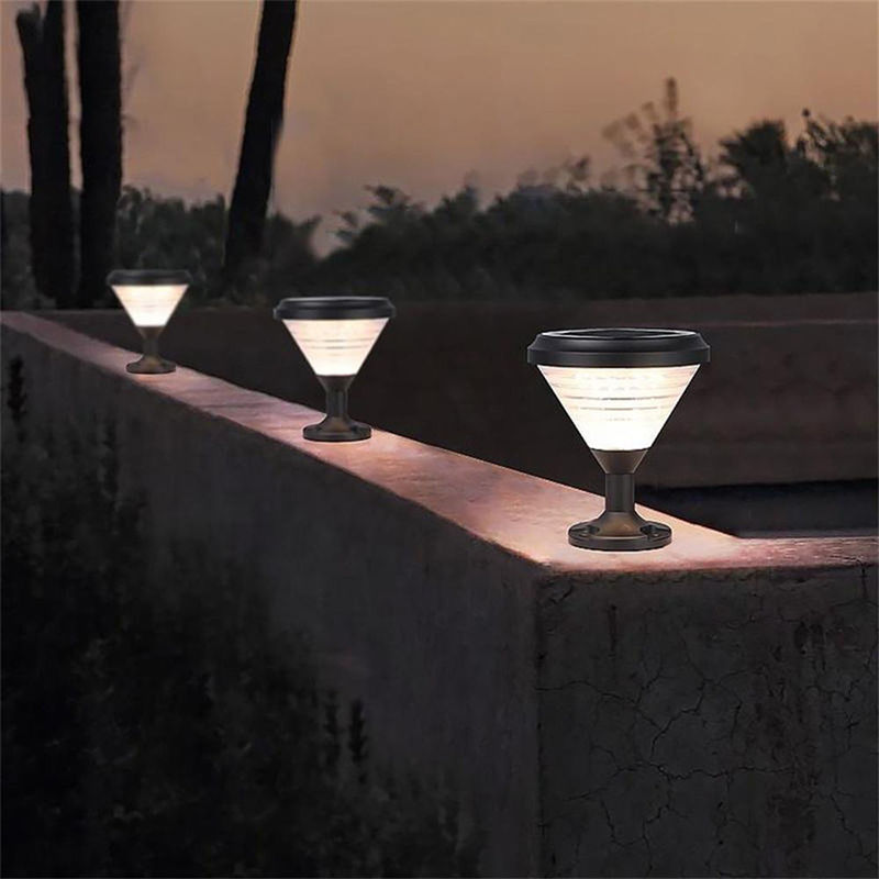 Luz solar LED de alta eficiencia luminosa para decoración de jardines a prueba de agua y brillante
