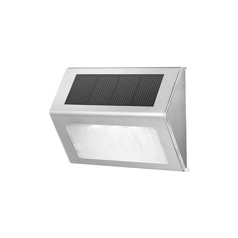Luz solar resistente al agua Escalera de energía LED Luzes de cercas de escalones solares para el camino del jardín