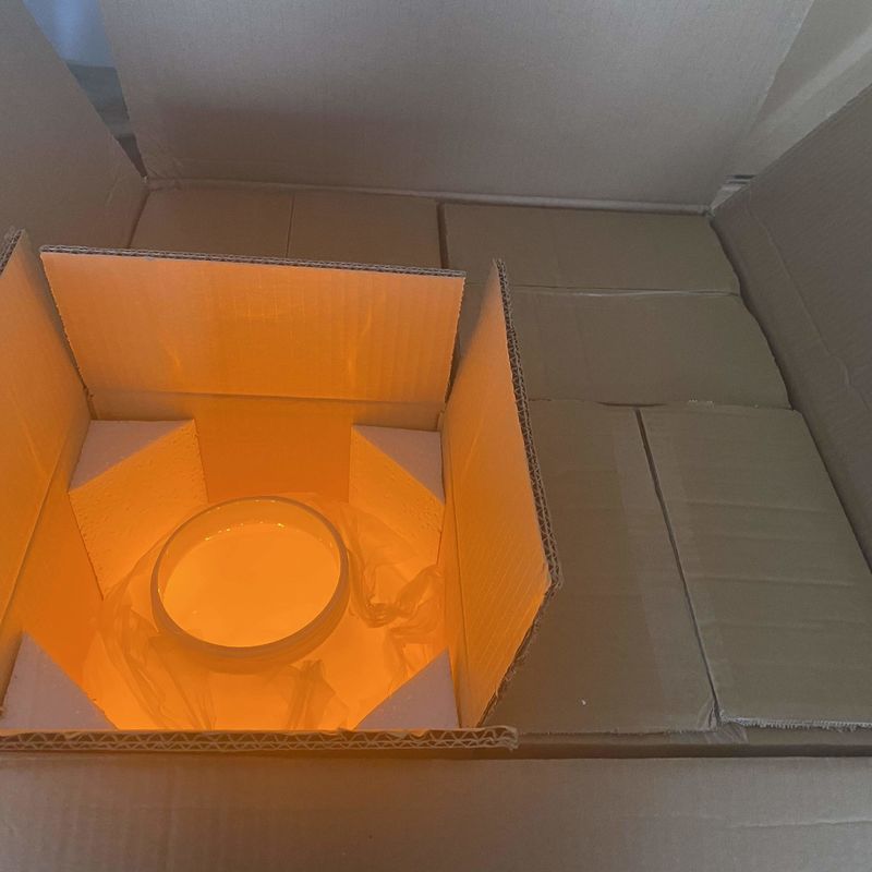 360° Ángulo de haz de plástico redondo de la cerca solar luces de poste con temporizador remoto y 3 colores