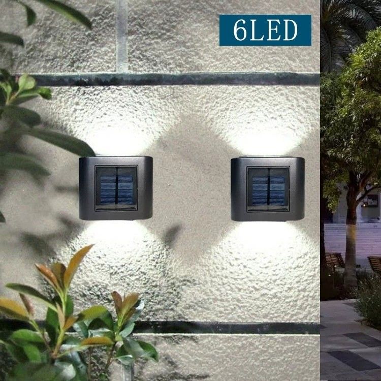 Escalera escalonada cubierta jardín paisaje luz solar LED con 50000 horas de trabajo