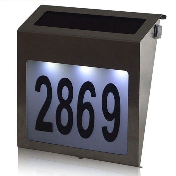 Alto flujo luminoso Número de luz solar Dirección de la señal Iluminación de la placa de la puerta para la pared exterior
